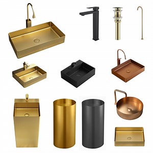 [Hot Item] Sanitary Ware Bathroom Ceramic Wash Hand Pedestal Basin Concrete Vessel Sink Basin