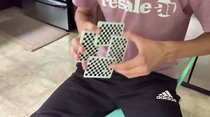 【花切欣赏】Yellow Checkerboards - Cardistry
