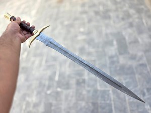 Damascus Steel Sword, Viking Swords, Fantasy Swords, Full Tang Medieval Historical Swords, Groomsmen Gift, Gift for Him, Christmas Gift - Etsy