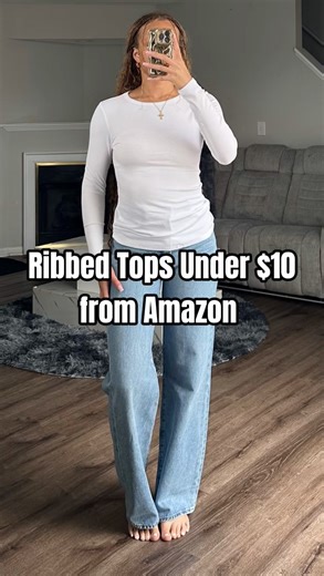 3.7K views · 18 reactions | This Amazon ribbed knit long sleeve is...