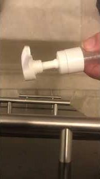 How to bottle push pump to pop up unlock and lock for cosmetics or soap container new or for travel