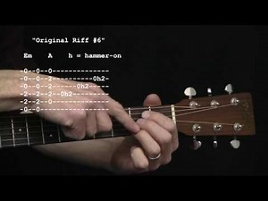 "Original Riff #6" by Jonathan Kehew : 365 Riffs For Beginning Guitar !!