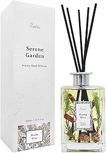 Reed Diffuser Passive Diffuser Home Gift Idea Room Fragrance 16.9OZ/500ML (Musky Bliss)