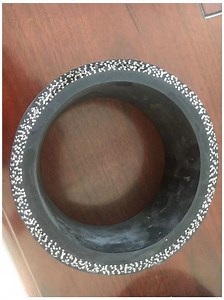 [Hot Item] Trendy Black Wrapped DN125 DN150 Flexible Concrete Pump Rubber Hose / Cement Hose / Gunite Rubber Hose