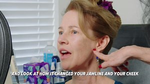 NECK-LESS Professional Face Tape - Patented Face Lift System, Invisible Enhancement Strips for Jawline & Neck (50 Strips)