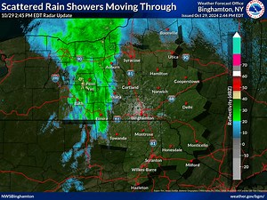 Good afternoon! As expected, scattered rain showers are progressing from west to east across the area. These showers will move out of the area by this evening. For a location-specific forecast, please visit weather.gov/bgm and enter your location into the search box. | US National Weather Service Binghamton NY