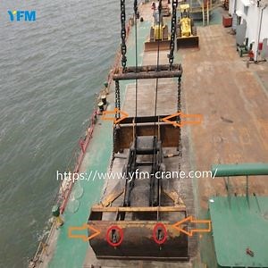 [Hot Item] China Four Rope Mechanical Clamshell Scissor Grab for Bulk material