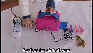 Electric Air Balloon Pump, Portable Dual Nozzle Electric Balloon Blower Air Pump Balloons Inflator for Decoration, Party, Sport, Gifts