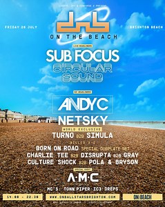4.4K views · 80 reactions | Over 70% sold out for one our biggest DnB take overs on Brighton Beach this July! | On The Beach UK | Facebook