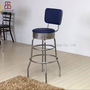[Hot Item] (SP-BS423) High Quality Fifties Retro American Restaurant Bar Stool