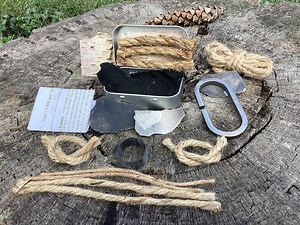 English Flint and Steel Fire Starter Kit With Tinder Box - Etsy UK