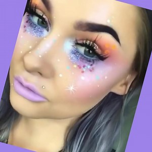 @AlyssaMarieArtistry adds vibrant violet with @LitCosmetics Goober Grape Glitter! Vivacious! . #LitCosmetics #Glitter #VeganBeauty #CrueltyFree #CrueltyFreeBeauty #Makeup #MakeupArt | Lit Cosmetics