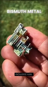 Bismuth Crystal #bismuthcrystal #metal #crystals #science #experiments #technology #facebookreelsviral #viralreelschallenge #viralvideochallenge #facebookviral #viralchallenge #knowledge #knowledgesharing #knowledgeaura Knowledge Aura | Knowledge Aura