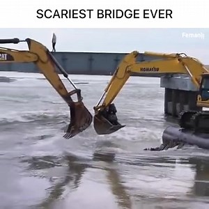 470K views · 1.7K reactions | Scariest bridge ever Cre: Technological Power | Technological Power | Facebook