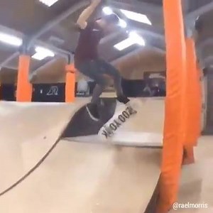 Casper flip to pivot to fakie!? Nice @raelmorris ! | I Love To Skateboard