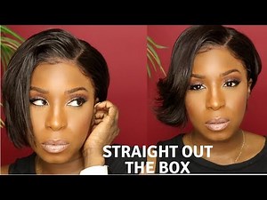 FINALLY A Wig You Don't Need To Customize | MyFirstWig Short Pixie Cut Bob| Beginner Friendly