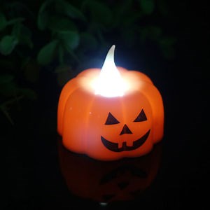 [Hot Item] Candle Lantern Pumpkin LED Indoor Candle Lamp Halloween Party Decor
