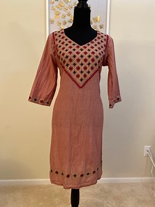 Indian Tunic - Brownish Rust Color - Etsy