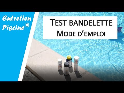 How to read a Piscine & SPA strip test ?