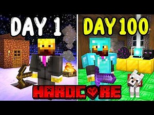 How to Survive 100 Days in Hardcore Minecraft