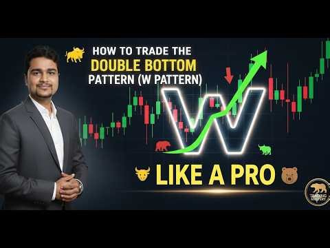 Double Bottom Pattern Explained: The W Pattern Every Beginner Must Know #wpattern #bazaarucandle