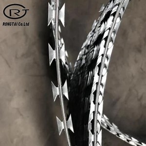 [Hot Item] Galvanized Flat Security Fencing Razor Barbed Wire / Razor Combat Wire / Safety Razor Wire