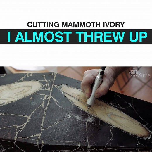 This artist makes sculptures using a wild — literally — medium: prehistoric mammoth ivory. cc: Sculptors' Society of BC CBC Vancouver | CBC Arts