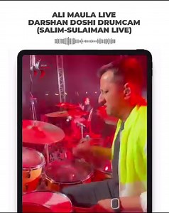 ‘ALI MAULA LIVE’ : Drumcam video from the @salimsulaimanmusic concert at @iitbombay.moodi Full video will be out on 13th Jan exclusively for Instagram subscribers, if u haven’t subscribe my channel then do it soon to check out all the exclusive content. Audio recorded on Go Mixer Pro X @rolandindiaofficial FOH Eng: @themixman_lee @pearl_drums @pearldrumsofficial_india @pearl_drums_global @zildjianindia @zildjiancompany @evansdrumheads.asia @daddarioandco.asia @vicfirth @snareweight @slapklatz @u