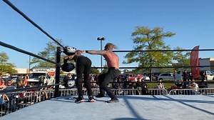 German Suplex by @thefilthking to @acid_jazmin #Aliveandsuperkickin | @chicagostylewrestling | Wrestling With Unicorns