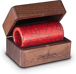 Scarlet Red Guitar Slide By Star Singer Slides