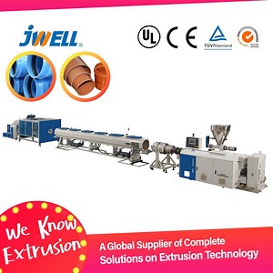 [Hot Item] Jwell CPVC Electric Protection Extrusion Line Hose Extruder Tube Production Equipment 16-630mm PVC/CPVC/UPVC/HDPE/LDPE/PE/PP/PPR Conduit Pipe/Hose Machine