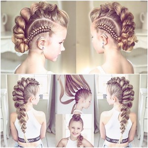 1.7K views · 34 reactions | The most aesthetic braided mohawk hairstyles! | MetDaan Hairstyles | Facebook