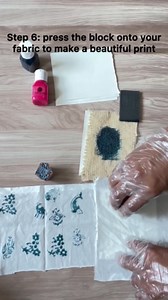 Floral Hand Carved Wood Block Prints: Sheesham Craft Stamps - Set of 2