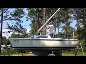Capri 18 mast raising system