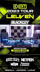 Showcasing a few Exert bangers! Belgium fam see you tomorrow! 🇧🇪 #tour #be #dnb 🧙🏻‍♂️💙 | DJ Blackley