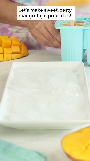 🥭 Who wants a mango Tajin popsicle?? They're so refreshing on a hot day! INGREDIENTS ▢ 3 cups mango - fresh or frozen (thawed) is fine ▢ 3 tablespoons lime juice ▢ ½ cup orange juice ▢ 1 teaspoon Tajin seasoning - plus more, for sprinkling 1️⃣ Add all of the ingredients to your blender, and blend until smooth. Divide the mixture into 6 popsicle molds, and freeze for at least 4 hours or until frozen through. 2️⃣ Sprinkle with more Tajin, and serve. Get the recipe: https://www.glueandglitter.com/