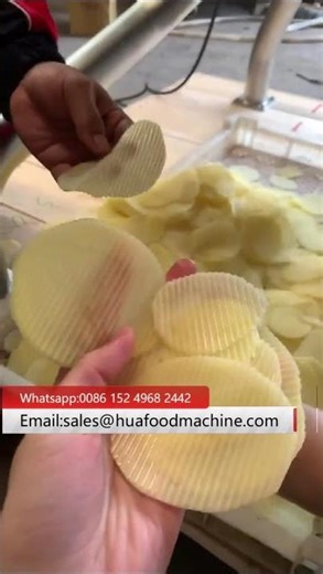 Fast Speed Ripple Potato Slicing Machine