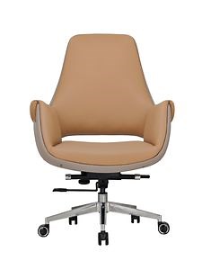 [Hot Item] High Back Swivel Executive Ergonomic Conference Manager Genuine Leather Adjustable Office Chair