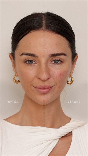 Before and after with the Second Skin Foundation - Warm.⁠ ⁠ A forward-thinking foundation with skin benefiting actives for smooth, buildable coverage, sun protection (SPF25 ) and a second-skin finish. ⁠ Now available in 6 shades. ⁠ ⁠ #EOHbeauty #eyeofhorus #eyeofhoruscosmetics #beauty #makeup #naturalbeauty #crueltyfreebeauty #byronbay #australianmade | Eye of Horus Cosmetics