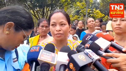 #Watch || Martyred CRPF jawan Praneswar Koch was laid to rest with full state honors in his native Kokrajhar village. His wife, with tears in her eyes, bravely bid farewell, saluting his ultimate sacrifice for the nation. #TheNortheastJournal #TNJ #TNJBodoland #BTR #Kokrajhar #Assam #IndianArmy | The Northeast Journal | Facebook