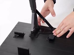 Portable Camping Table Foldable: No-Assembly Aluminum Folding Camping Table with Height Infinitely Adjustable & Carry Bag - Camp Table for Camping, Picnic, Beach, RV, BBQ