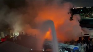Over 50 Firefighters Respond to Oakland Warehouse Fire