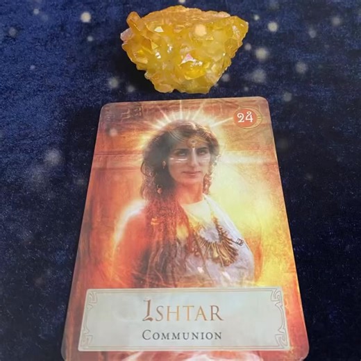 Today’s card is “Ishtar” communion. Ishtar, the radiant Babylonian...