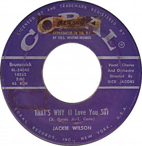 Jackie Wilson - That's Why (I Love You So)