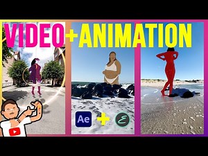 How to combine animation with video? EbSynth + After Effects tutorial