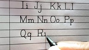 2K views · 81 reactions | Type writing alphabet | Print handwriting A to Z | pencalligraphywrites | Facebook