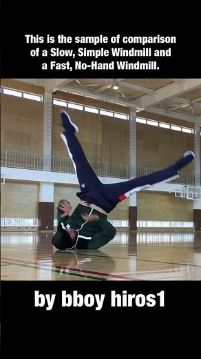 This is the sample of comparison of a Slow, Simple Windmill and a Fast, No-Hand Windmill.