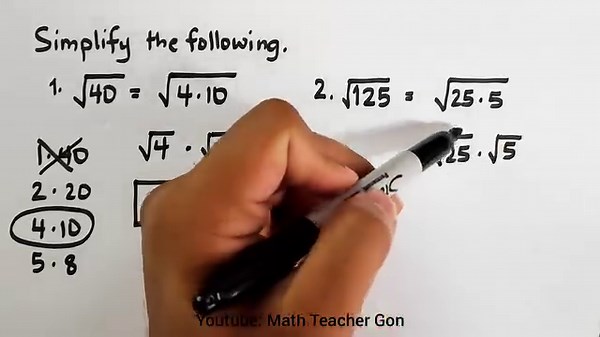 How to Simplify Square Root of 40? #mathreview | Ako si Teacher Gon