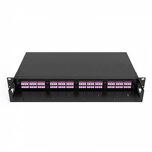 [Hot Item] New Arrival 1u 19 Inch Rack Mount Optical Frame MPO to LC 96 Core Steel Fiber Optic Patch Panel Unloaded ODF Distribution Box