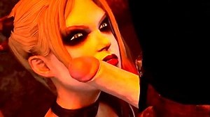 Harley Quinn All Oiled Up Sucked And Fucked Anime